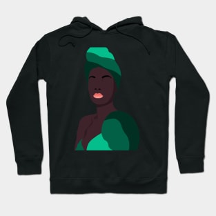 Black art dark skin woman miss universe Hoodie